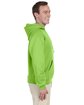 Jerzees Adult NuBlend® Fleece Pullover Hooded Sweatshirt neon green ModelSide