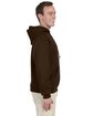 Jerzees Adult NuBlend® Fleece Pullover Hooded Sweatshirt chocolate ModelSide