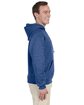 Jerzees Adult NuBlend® Fleece Pullover Hooded Sweatshirt vintage hth blue ModelSide
