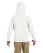Jerzees Youth 8 oz. NuBlend® Fleece Pullover Hooded Sweatshirt white ModelBack
