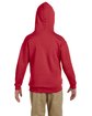 Jerzees Youth 8 oz. NuBlend® Fleece Pullover Hooded Sweatshirt true red ModelBack