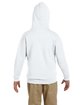 Jerzees Youth 8 oz. NuBlend® Fleece Pullover Hooded Sweatshirt ash ModelBack