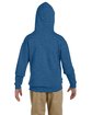 Jerzees Youth 8 oz. NuBlend® Fleece Pullover Hooded Sweatshirt vint htr blue ModelBack