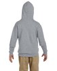 Jerzees Youth 8 oz. NuBlend® Fleece Pullover Hooded Sweatshirt athletic heather ModelBack
