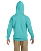 Jerzees Youth 8 oz. NuBlend® Fleece Pullover Hooded Sweatshirt scuba blue ModelBack