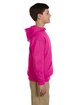 Jerzees Youth 8 oz. NuBlend® Fleece Pullover Hooded Sweatshirt CYBER PINK ModelSide