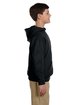 Jerzees Youth 8 oz. NuBlend® Fleece Pullover Hooded Sweatshirt BLACK ModelSide