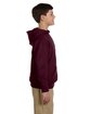 Jerzees Youth 8 oz. NuBlend® Fleece Pullover Hooded Sweatshirt MAROON ModelSide