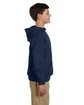 Jerzees Youth 8 oz. NuBlend® Fleece Pullover Hooded Sweatshirt vin htr navy ModelSide
