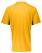 Augusta Sportswear Unisex True Hue Technology Limit Baseball/Softball Jersey gold/ white ModelBack