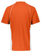 Augusta Sportswear Unisex True Hue Technology Limit Baseball/Softball Jersey orange/ white ModelBack