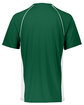Augusta Sportswear Unisex True Hue Technology Limit Baseball/Softball Jersey dark green/ wht ModelBack