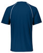 Augusta Sportswear Unisex True Hue Technology Limit Baseball/Softball Jersey navy/ red/ white ModelBack