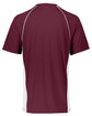 Augusta Sportswear Unisex True Hue Technology Limit Baseball/Softball Jersey maroon/ white ModelBack
