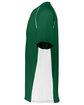Augusta Sportswear Unisex True Hue Technology Limit Baseball/Softball Jersey dark green/ wht ModelSide