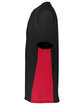 Augusta Sportswear Youth True Hue Technology Limit Baseball/Softball Jersey black/ red ModelSide