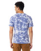 Alternative Unisex Go-To T-Shirt blue tie dye ModelBack