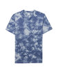 Alternative Unisex Go-To T-Shirt blue tie dye OFFront