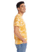 Alternative Unisex Go-To T-Shirt gold tie dye ModelSide