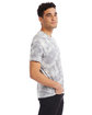 Alternative Unisex Go-To T-Shirt grey tie dye ModelSide