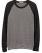 Alternative Unisex Champ Eco-Fleece Colorblocked Sweatshirt ec gry/ ec t blk FlatFront