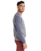 Alternative Unisex Champ Eco-Fleece Colorblocked Sweatshirt ec gry/ ec t nvy ModelSide