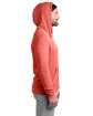 Alternative Unisex Rocky Eco-Fleece Zip Hoodie eco true red ModelSide