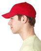 Adams Brushed Cotton Twill Cap red ModelSide