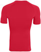 Augusta Sportswear Adult Hyperform Compression Short-Sleeve Shirt red ModelBack