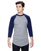 Augusta Sportswear Adult 3/4-Sleeve Baseball Jersey  