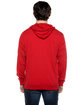 Beimar Drop Ship Unisex Long-Sleeve Jersey Hooded T-Shirt scarlet ModelBack