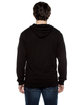 Beimar Drop Ship Unisex 4.5 oz. Long-Sleeve Jersey Hooded T-Shirt BLACK ModelBack