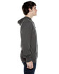 Beimar Drop Ship Unisex 4.5 oz. Long-Sleeve Jersey Hooded T-Shirt CHARCOAL HEATHER ModelSide