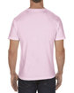 American Apparel Unisex Heavyweight Cotton T-Shirt pink ModelBack