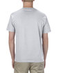 American Apparel Unisex Heavyweight Cotton T-Shirt silver ModelBack