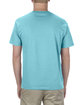 American Apparel Unisex Heavyweight Cotton T-Shirt pacific blue ModelBack