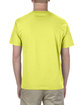 American Apparel Unisex Heavyweight Cotton T-Shirt safety green ModelBack