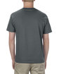 American Apparel Unisex Heavyweight Cotton T-Shirt charcoal ModelBack