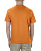 American Apparel Unisex Heavyweight Cotton T-Shirt orange ModelBack