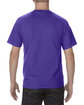 American Apparel Unisex Heavyweight Cotton T-Shirt purple ModelBack
