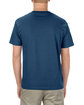 American Apparel Adult 6.0 oz., 100% Cotton T-Shirt HARBOR BLUE ModelBack