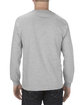 American Apparel Adult Long-Sleeve T-Shirt heather grey ModelBack