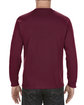 American Apparel Adult 6.0 oz., 100% Cotton Long-Sleeve T-Shirt BURGUNDY ModelBack