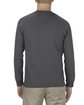 American Apparel Adult Long-Sleeve T-Shirt heather charcoal ModelBack