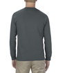 American Apparel Adult 6.0 oz., 100% Cotton Long-Sleeve T-Shirt CHARCOAL ModelBack