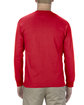 American Apparel Adult Long-Sleeve T-Shirt red ModelBack