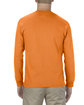 American Apparel Adult 6.0 oz., 100% Cotton Long-Sleeve T-Shirt ORANGE ModelBack