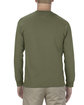 American Apparel Adult 6.0 oz., 100% Cotton Long-Sleeve T-Shirt MILITARY GREEN ModelBack