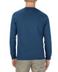 American Apparel Adult 6.0 oz., 100% Cotton Long-Sleeve T-Shirt HARBOR BLUE ModelBack