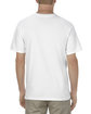 American Apparel Adult 5.5 oz., 100% Soft Spun Cotton T-Shirt WHITE ModelBack